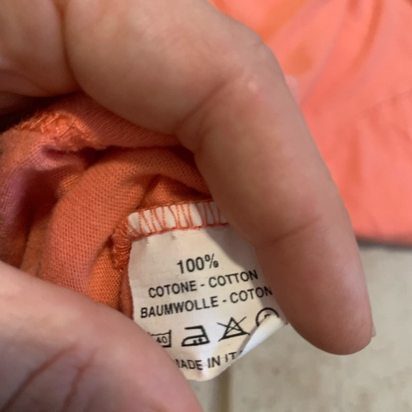 Coral Embellished Star & Circle Design T-Shirt Size M - Picture 3 of 6